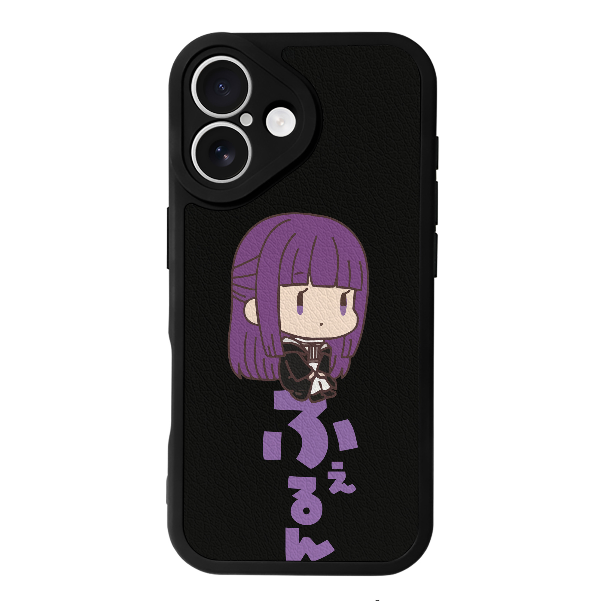 （画像用） 葬送のフリーレン Frieren 【iPhone 16シリーズ対応】シリコンスマホケース（レザー調） 材質：シリコン